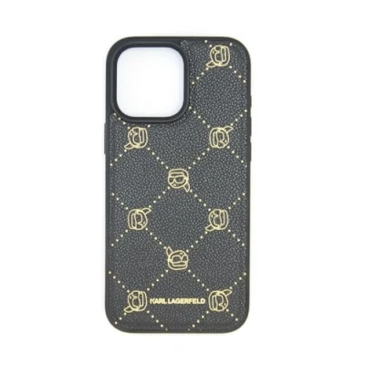 Abbildung von Karl Lagerfeld hülle kompatibel mit iPhone 16 Pro Max Back Cover hul Magsafe K. Heads Schwarz