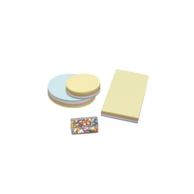 Abbildung von MAUL Moderationszubehör Zubehör für Moderatorenkoffer und Moderationskoffer Set mit 560 Teilen Inkl. Moderationskarten Stecknadeln Ideal Brainstorming Meeting