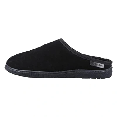 Abbildung von Hush Puppies Herren Ashton Hausschuh, Schwarz, 42 EU