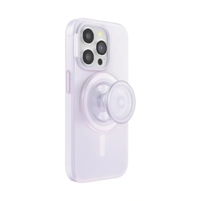 Abbildung von PopSockets Hüllen für MagSafe Transparent Opalescent iPhone 15 Pro