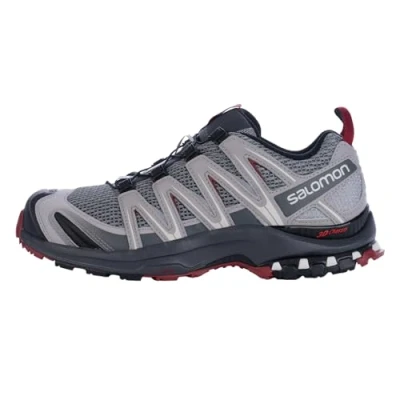 Abbildung von Salomon XA Pro 3D Herren Trailrunning und Wanderschuhe, Outdoor bereit, Grip, Dauerhafter Schutz, Monument, 40