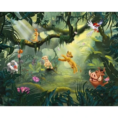 Abbildung von Komar Vliestapete &quot;Lion King Hakuna Matata&quot;, 350x280 cm (Breite x Höhe)