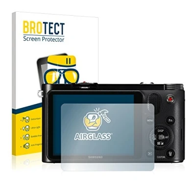 Abbildung von BROTECT Schutzglas für Samsung NX1000 Schutzfolie Panzer Folie Glas [Extrem Kratzfest 9H, Anti Fingerprint, Ultra Transparent]