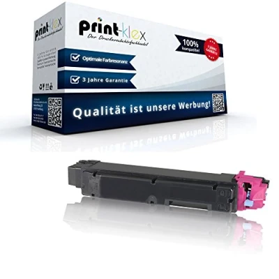 Abbildung von Print Klex Kompatible Tonerkartusche für Kyocera ECOSYS M6030cdn M6530cdn P6130cdn 1T02NRBNL0 TK5140 TK 5140 5140M TK5140M M Rot Magenta Office Serie