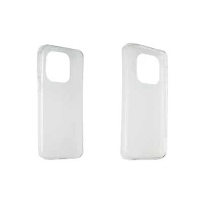 Abbildung von caseroxx Schutz Hülle TPU kompatibel mit Emporia SMART.6lite / E6.lite, Gummi Handy Tasche weiß transparent