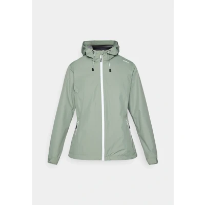 Abbildung von CMP Damen Feste Kapuze Reißfeste Regenjacke, Salbeigrün, 40