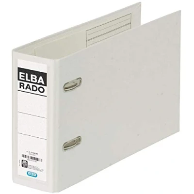 Abbildung von Elba Ordner A5, Kunststoff, rado plast, quer 7,5 cm breit, weiß