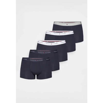 Abbildung von Tommy Hilfiger Signature Trunk 5 PACK Panties, Herren, Größe: Small, Des sky/antique silver/white