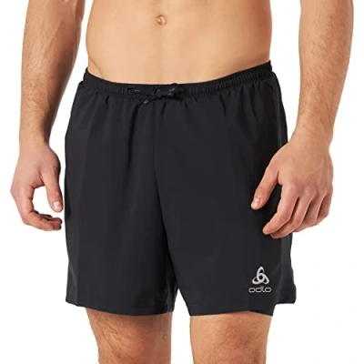 Abbildung von ODLO 2IN1 Essential 5IN kurze Sporthose, Herren, Größe: XXL, Black