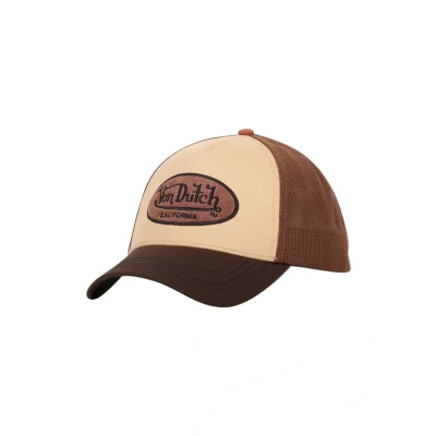 Abbildung von Von Dutch Kappe für Damen &amp; Herren, Trucker Terry, verstellbar, beige, Einheitsgröße