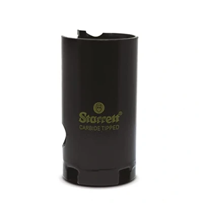 Abbildung von Starrett Hartmetall Lochsäge MPH0138 Mehrzweck TCT für Holz MDF Kunststoff Keramik Wandfliesen 35 mm