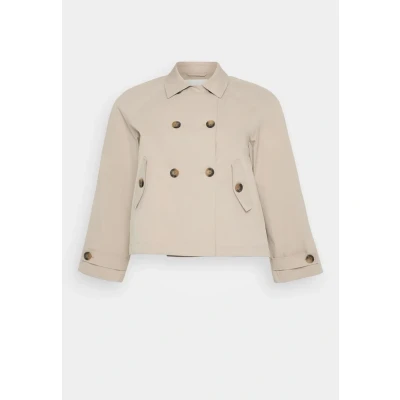 Abbildung von ONLY CARMAKOMA Kurzjacke CARAPRIL LIFE SHORT TRENCHCOAT OTW NOOS
