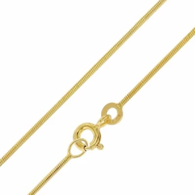 Abbildung von trendor Schlangenkette Feine Gold 333/8K Breite 0,9 mm