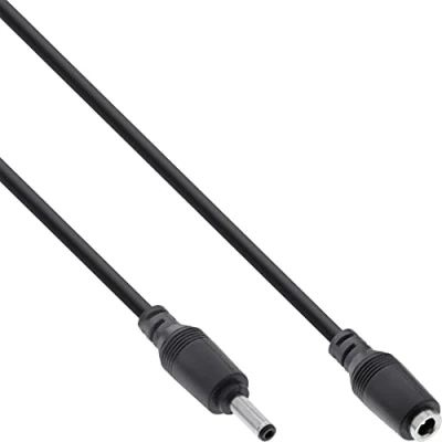 Abbildung von InLine 40157X DC Stecker Verlängerungskabel für SmartHome Außen Kamera, 3m
