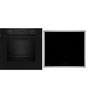 Abbildung von NEFF Backofen Set &quot;B2CCG6AK3&quot;, mit Teleskopauszug nachrüstbar, Pyrolyse Selbstreinigung, 7 verschiedenen Beheizungsarten