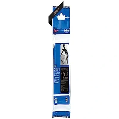 Abbildung von Original Brother textiles Schriftband TZe R334 gold auf schwarz 12 mm breit, 4 m lang (u.a. für P touch H200, H100LB/R, H105, E100/VP, D200/BW/VP, D210/VP,Cube, Cube Plus)