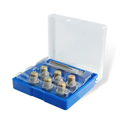 Abbildung von CCLIFE 13tlg Ölablassschraube Reparatur Satz M13 x 1,5 mm Gewinde Reparatu Reparatursatz für