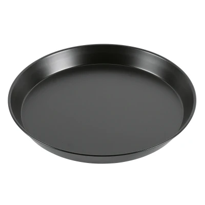 Abbildung von Original Kaiser Classic Back und Pizzablech rund 28 cm, Backblech antihaftbeschichtet, optimale Wärmeleitung, Schwarz