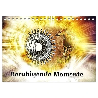 Abbildung von Mandalas 2025 Beruhigende Momente (Tischkalender DIN A5 quer), CALVENDO Monatskalender