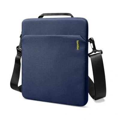 Abbildung von tomtoc Slim Tablet Tasche für 13 Zoll iPad Pro M4 2024 OLED, Air M2 2024, 12,9&quot; 6/5/4/3 M2&amp;M1, Schultertasche mit Griff 12,3&quot; 13&quot; Surface 10/9, Passt Magic/Smart Keyboard