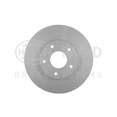 Abbildung von HELLA PRO High Carbon 8DD 355 127 681 Bremsscheibe 280 28 05/05 114,3 innenbelüftet beschichtet hochgekohlt ohne Radbefestigungsbolzen, Radnabe