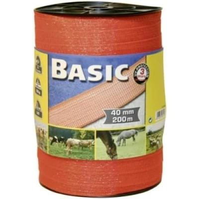 Abbildung von Ako Weidezaunband Basic Orange 200m 40mm