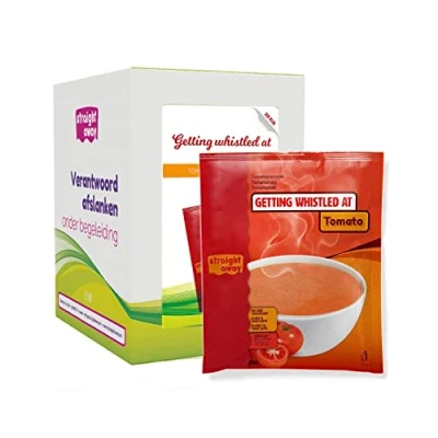 Abbildung von Straight away ® Soup Tomato (7 Portionen) Vollwertiger Mahlzeitenersatz Diät Suppe zum Abnehmen Tomatensuppe leckerer Geschmack kombiniert mit wichtigen Vitaminen und Mineralstoffen 7 x 60g
