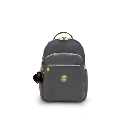Abbildung von Kipling Seoul LAP Tagesrucksack, Größe: One Size, Back to grey