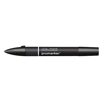 Abbildung von Winsor &amp; Newton &quot; ProMarker 0203030 Professioneller Layoutmarker 2 Spitzen, fein breit für Zeichnungen, Design Layouts Schwarz, 1 Stück (1er Pack)