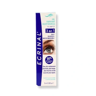 Abbildung von Ecrinal Aufbau Gel, Wimpern und Augenbrauen Stärker, 9ml