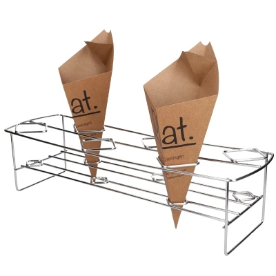 Abbildung von Support en inox pour 6 cornets