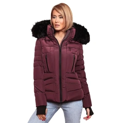Abbildung von Navahoo Adele Winterjacke, Damen, Größe: Small, Burgundy
