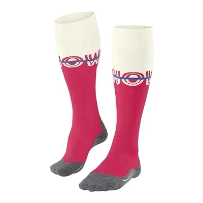 Abbildung von FALKE Damen Skisocken SK4 Advanced W KH Funktionsmaterial Schurwolle warm dünn 1 Paar, Rot (Rose 8564), 39 40