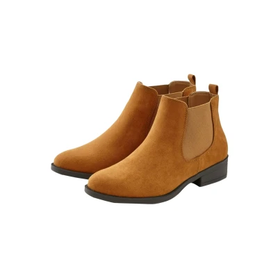 Abbildung von Lascana Vegan Stiefelette, Damen, Größe: 35, Dunkelbraun Schuhe