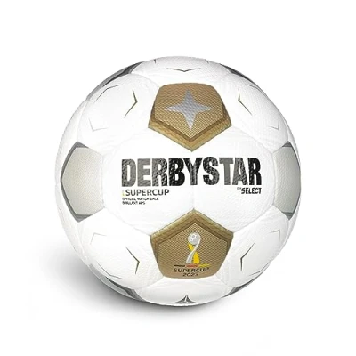 Abbildung von DERBYSTAR Unisex Erwachsene Supercup Brillant APS v23 Fußball, weiß, 5