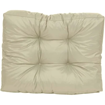 Abbildung von TexDeko® Garden halbes Palettenkissen 60x80x18cm wasserabweisend UV beständig Premium Sitzkissen gesteppt Palettenauflage für Europaletten Palettenmöbel Palettenpolster (Sand)