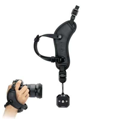 Abbildung von PROfezzion Kamera Handschlaufe Handgriff für Canon EOS 2000D 4000D R5 R10 Nikon D7500 D5600 D850 D750 Z6 Z6III Z7II Z5 Z50 Sony A7III A7IV A6000 ZV 1 Fujifilm X M5 T30 II S10 T3 Panasonic GH7