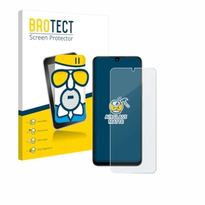 Abbildung von BROTECT Entspiegelungs Schutzglas für Xiaomi Poco C75 Schutz Folie Panzerfolie Glas Matt [Extrem Kratzfest 9H, Anti Reflex, Fingerprint]