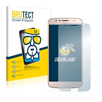 Abbildung von BROTECT Schutzglas für Motorola Moto G5S Plus Schutzfolie Panzer Folie Glas [Extrem Kratzfest 9H, Anti Fingerprint, Ultra Transparent]