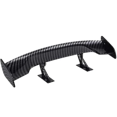 Abbildung von Auto Mini Schwanz Spoiler Flügel，Universal Wing,Universal Heckflügel Dekoration, ohne Perforation Fahrzeug Stabilität Dekoration Carbon Universal.