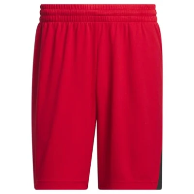Abbildung von adidas Men&#039;s Basketball Badge of Sport Shorts Freizeit, Better Scarlet/Black, S 9 inch