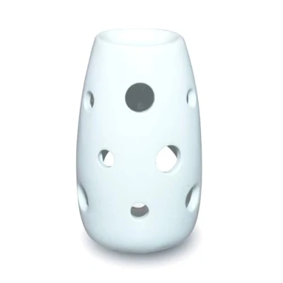 Abbildung von Zen&#039;Arôme Duftlampe Duftwachs Brenner Diffuser für Ätherische Öle und Raumdüfte Kerzenhalter aus Keramik Teelichter Aromatherapie Höhe: 13 cm Classic