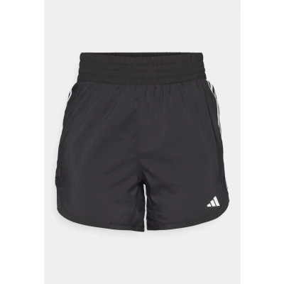 Abbildung von adidas Performance Pacer Stripes Highrise kurze Sporthose, Damen, Größe: XXSx5&quot;, Black/white