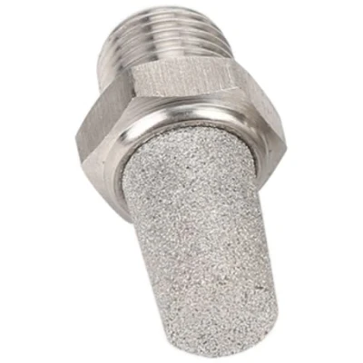 Abbildung von Pneumatikschalldämpfer VA Edelstahl 1/8&quot; 1/4&quot; 3/8&quot; 1/2&quot; Druckluftdämpfer V2A (1/8&quot;)