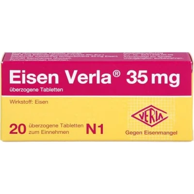 Abbildung von Eisen Verla 35 mg 20 St