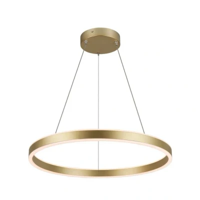 Abbildung von SLV Pendelleuchte ONE 60 PHASE up/down / Wohnzimmer Lampe, Innen Beleuchtung, Hänge Leuchte Esszimmer, LED, Decken 2700/3000K 24W 820 830lm messing dimmbar