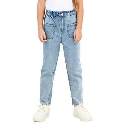 Abbildung von NAME IT Damen NKFBELLA DNMTAZZA HW Shaped AN Pant NOOS Hose, Light Blue Denim, 164
