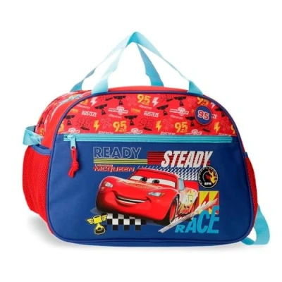 Abbildung von Joumma Disney Cars Lets Race Reisetasche, rot, 40 x 28 22 cm, Polyester, 24,64 l, Reisetasche