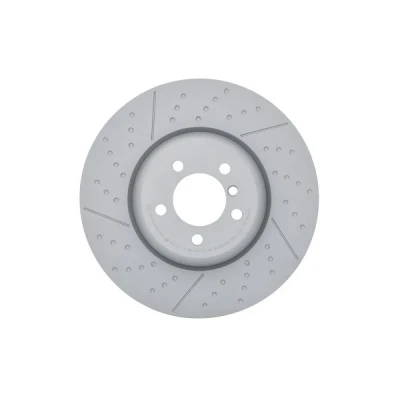 Abbildung von BOSCH 0 986 479 E10 Bremsscheibe 370 30 5 120 Belüftet, Verbundbremsscheibe, geschlitzt/gelocht beschichtet hochgekohlt mit Schrauben BMW: 3 GT