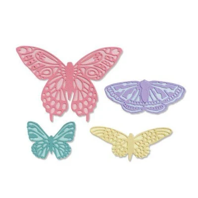 Abbildung von Sizzix Thinlits Die Set 9PK Flutter on 665097 Jessica Scott (01 21)